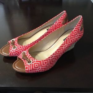 ALEX Marie Red Wedge Shoes 9M